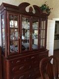 Very large china cabinet with wonderful storage