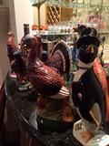 Wild Turkey/penguin decanters