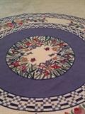 Spring time round rug