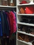 Ladies' clothes, shoes, and purses