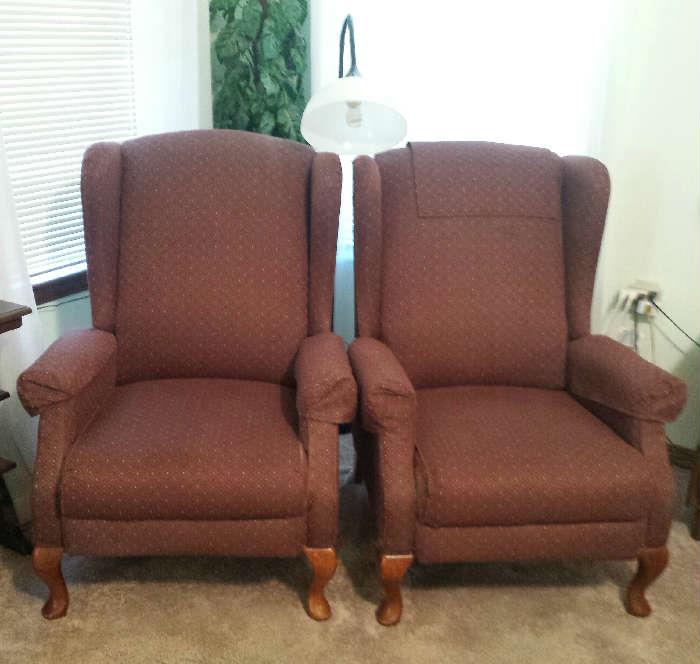 Wingback chairs