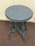 painted piano stool