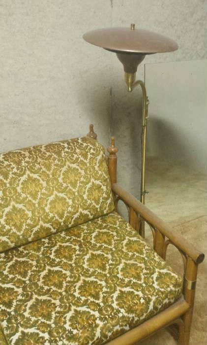 vintage rattan furniture/lamp