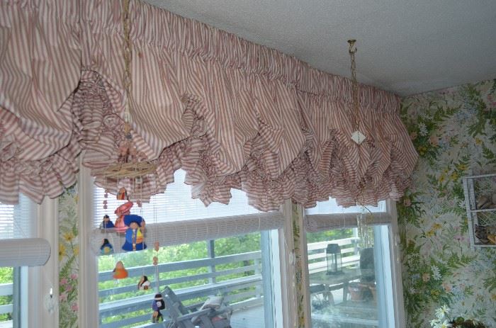 Window Treatments and Wind Chimes