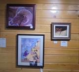 Left : Giclee by S Saunders, Right: Acrylic on Canvas by Gina Gray, Bottom: Print: Pablita Velarde