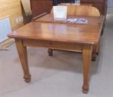 Antique Crank Table Golden Oak