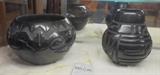 Pottery on the left is SOLD. Santa Clara Pottery Right: Rose M Lewis