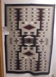 Authentic Navajo Hand Woven Rug by Murphy Muzzie 43" x 62"