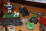 Lots of fun cast iron toys