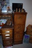 Antique desk/file cabinet