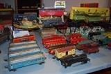 Loads of trains including some tin ones