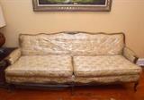 Antique Victorian Sofa (this piece has been covered in plastic for many, many years)