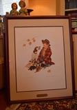Framed Limited Edition Norman Rockwell Lithograph