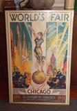 Chicago World's Fair Poster (Not original)