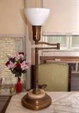 Antique Swing Arm Table Lamp