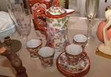 Vintage Chinese Porcelain Coffee / Tea Set