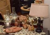 Vintage Table Lamps & Decor