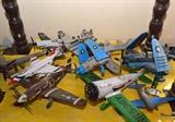 Various Completed Airplane Models (from kits)