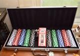 Set of Poker Chips in Carry Case