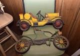 Collection of Vintage Cast Iron Automobile Wall Hangings (by Sexton) 