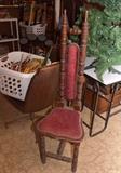 Vintage Turned Wood Spindle Chair