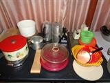 Enough Retro Kitchen Ware to overwhelm Alice