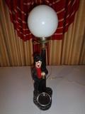 Rare Charlie Chaplain Bar Lamp works great