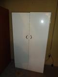 Several metal storage cabinets
