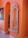 Venetian mirror, 6' high