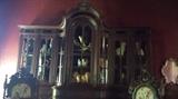 Large bookcase, vintage, spectacular, approx. 12 feet long, requires high ceiling