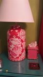 Hot pink lamp