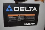 Delta Unisaw~ 10" Left Tilting Arbor Saw