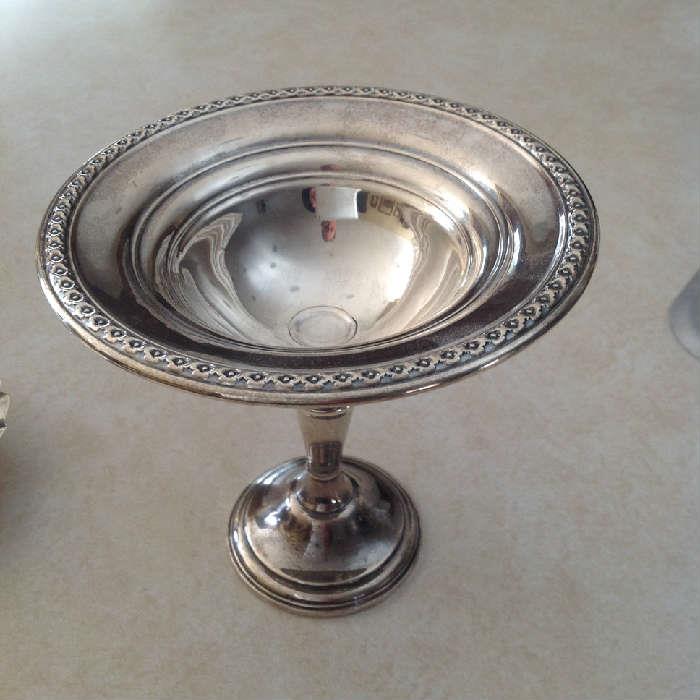 Sterling Weighted Compote Dish $ 50.00