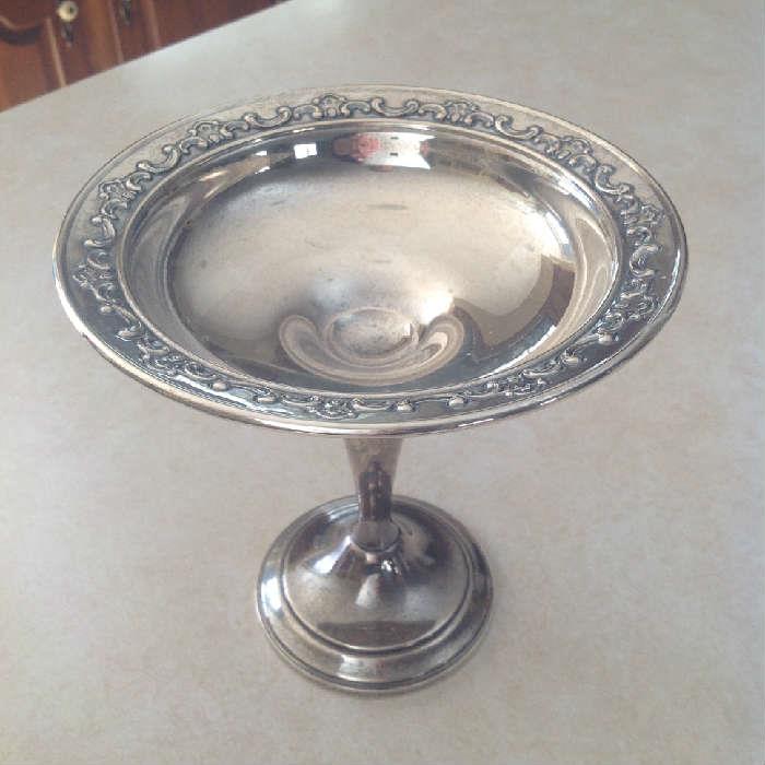 Sterling Weighted Compote Dish $ 60.00