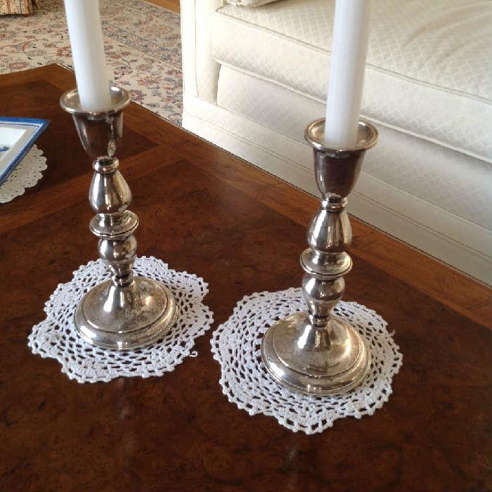 Sterling Weighted Candlesticks $ 80.00