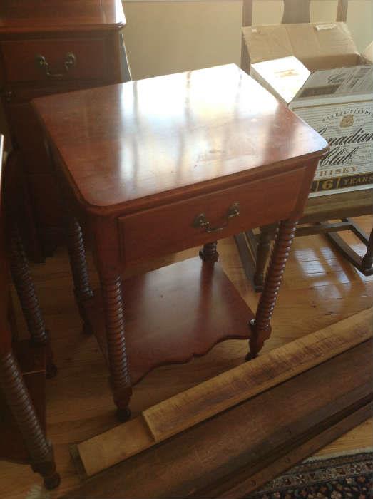 Antique Spindle Table - $ 80.00