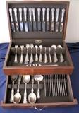 Sterling silver by Gorham in the "Buttercup" pattern introduced in 1899. This is a 90 piece service for twelve in storage case, without monograms 