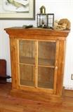 Antique cabinet with glass door