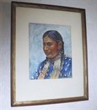 Original watercolor painting by Ruth Joy Hopkins (Casper WY)