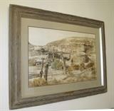 Original watercolor painting, "Too Few Sheep", by Jack Barkley