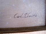 Signature on Carl J. Smith painting