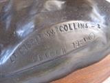Signature on "Lt. Caspar W. Collins" bronze