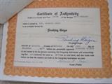 Certificate of Authenticity for "Wild Freedom" bronze