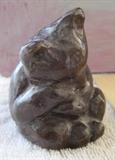 Small bronze sculpture of a bear signed M. De Grazia, by Marion De Grazia