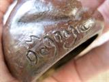 Signature on the Marion De Grazia bronze
