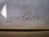 Signature on Leon Parson painting
