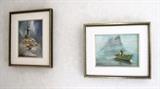 Two small oil paintings by William De Garthe (Canada 1907-1983) of Nova Scotia maritime scenes