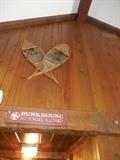 Vintage Snow Shoes. Fun Decor Signage 