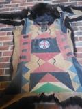 Sioux Indian Trade Skin Painted. Bear