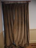 Lined Velvteen Drape Panels (2) each window,with Rod/Hooks.Either Hang or Wear it..:)